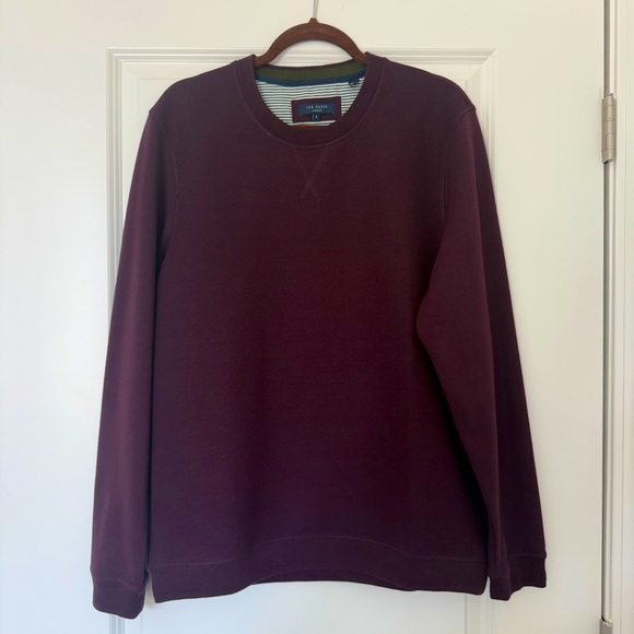 Men’s Ted Baker Maroon Sweater (size L) - Picture 1 of 8